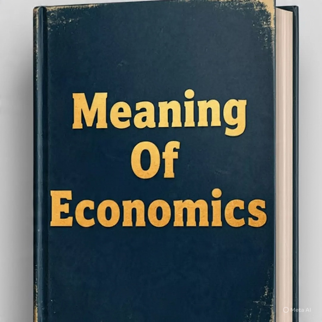 Meaning Of Economics 