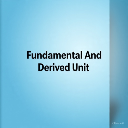 Fundamental And Derived Unit