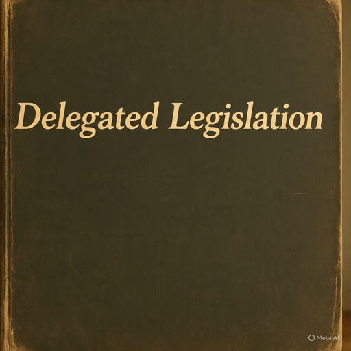 Delegated Legislation