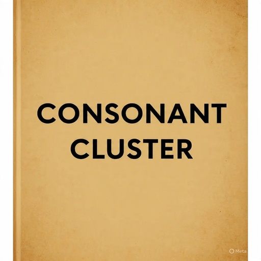 Consonant Cluster