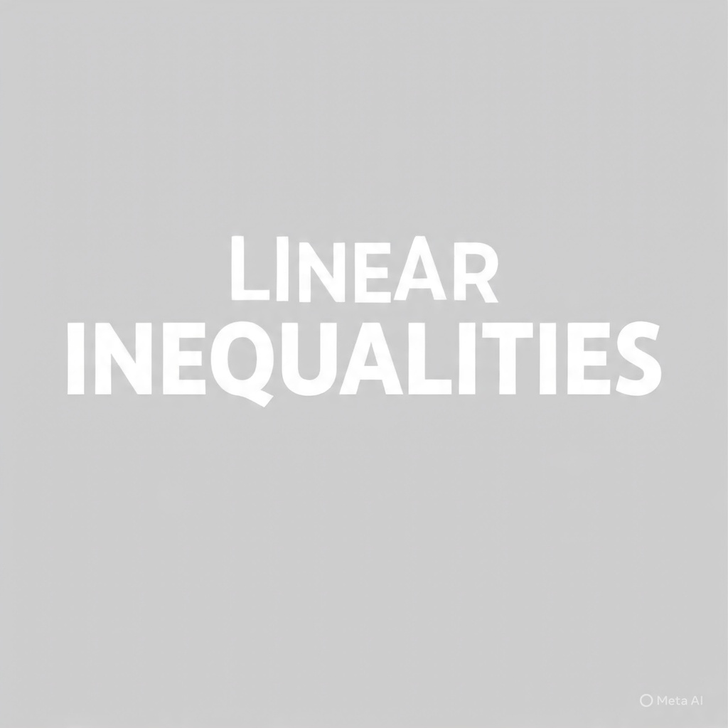 Linear Inequalities 