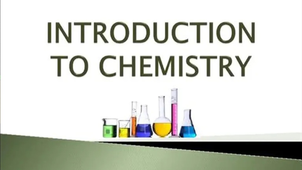  Introduction to Chemistry