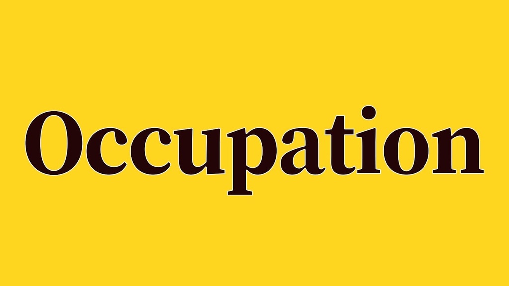 Occupation