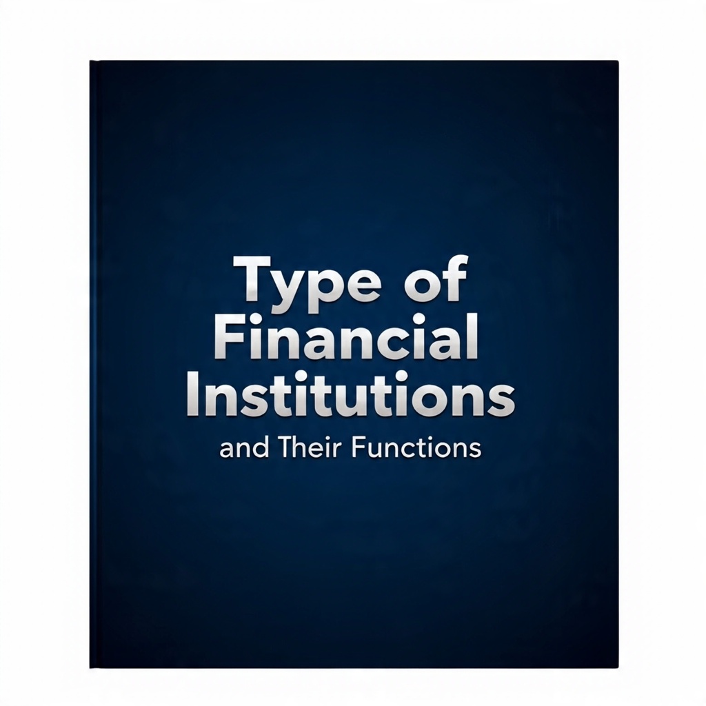 Type of Financial Institutions and Their Functions